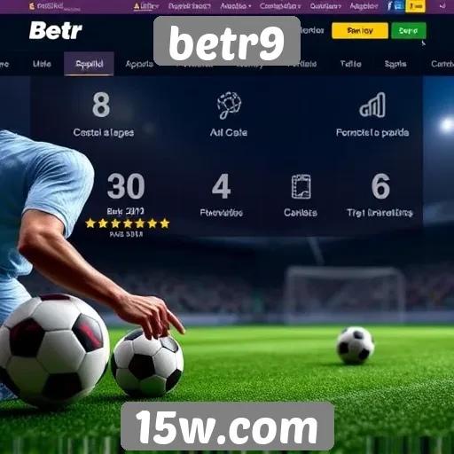 Funcionalidades destacadas do site de apostas Betr9