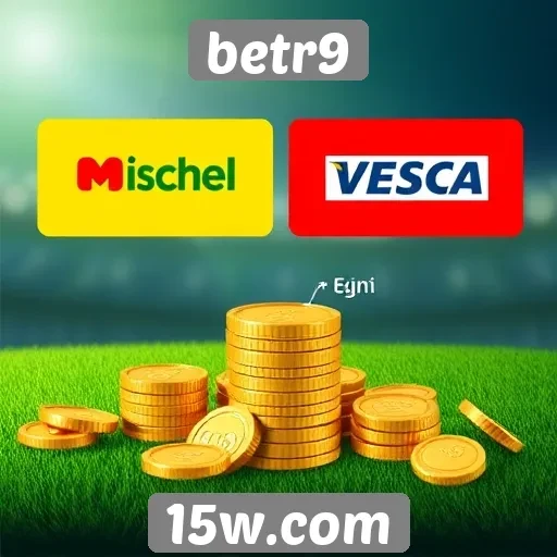 Opções de pagamento disponíveis no betr9