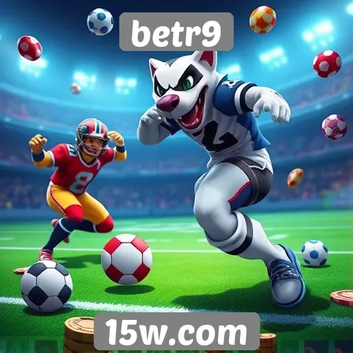 Variedade de jogos disponíveis na betr9